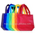ColorYourLife 7-Pack Non woven Shopping Bag Kids Carrying Shopping Grocery Tote Bag for Party Favor in Retail Packaging